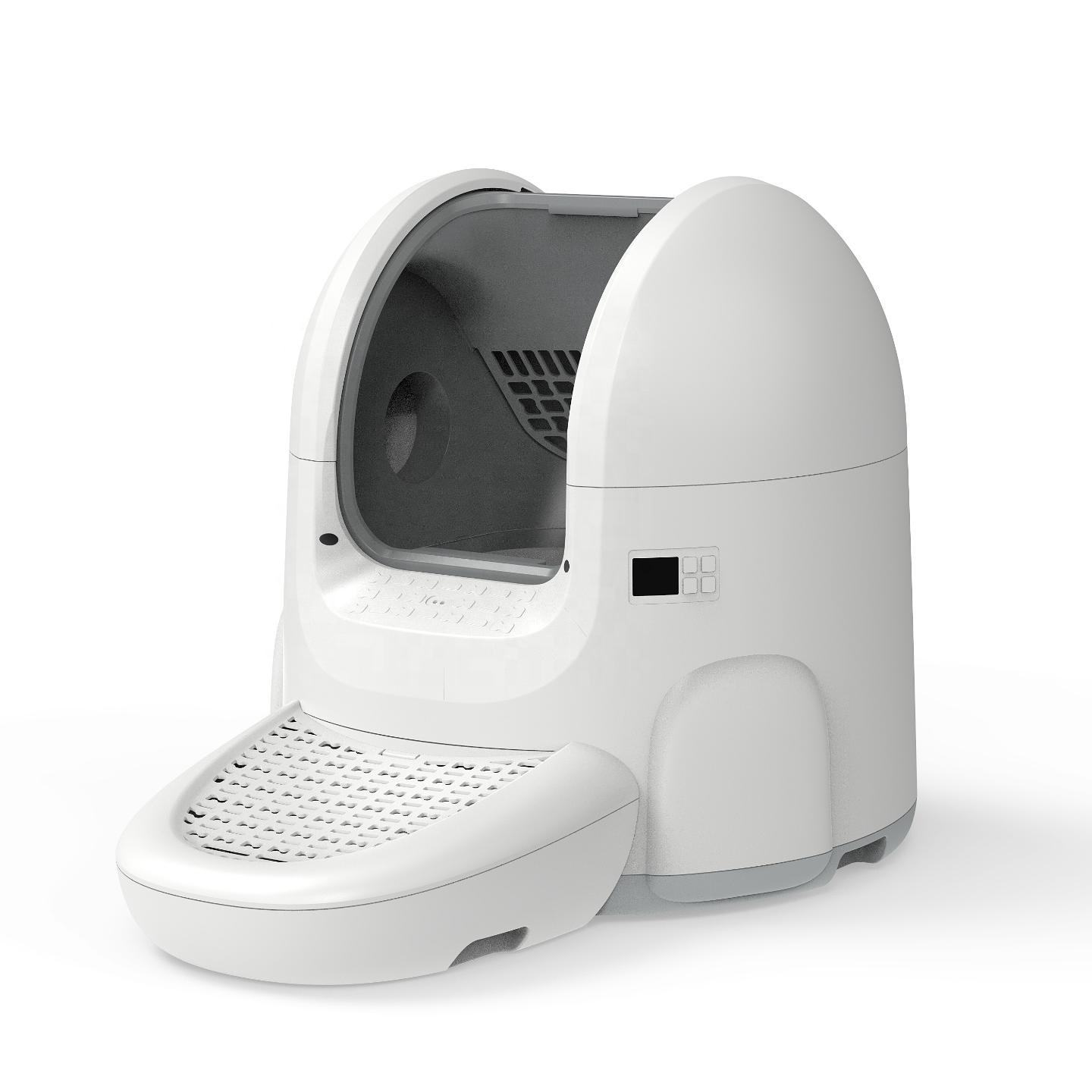 Custom ODM Smart Automatic Cat Litter Box Plastic Smart Self Cleaning Cat Litter Basin Custom ODM Smart Automatic Cat Litter Box Plastic Smart Self Cleaning Cat Litter Basin