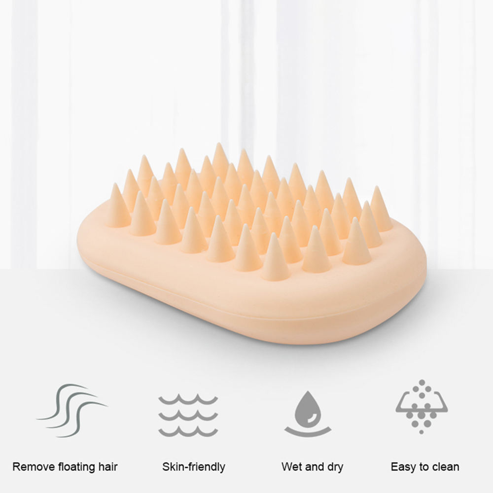 Silicone Pet Comb Massage Brush Soft  Dogs Cleaning Tool Silicone Pet Comb Massage Brush Soft  Dogs Cleaning Tool