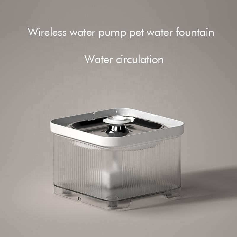 Triple Filtration System Supper 304 Stainless-steel Wireless Water Pump Cat Pet Water Fountain Triple Filtration System Supper 304 Stainless-steel Wireless Water Pump Cat Pet Water Fountain
