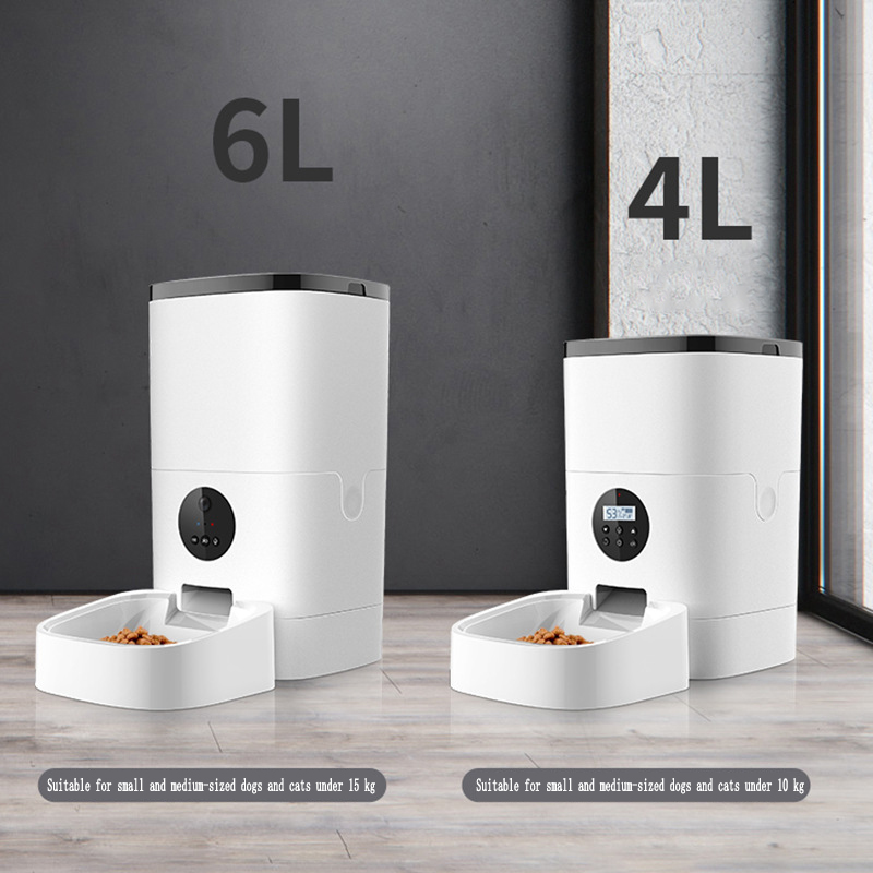 Factory Supplier 4L Pet Bowls Voice Interaction Mobile APP Connect Automatic Pet Feeder Factory Supplier 4L Pet Bowls Voice Interaction Mobile APP Connect Automatic Pet Feeder