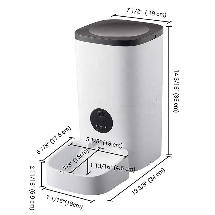HD Camera Smart Pet Feeder Dog Cat Automation Timing Remote Wi-Fi Food Auto Feeder HD Camera Smart Pet Feeder Dog Cat Automation Timing Remote Wi-Fi Food Auto Feeder