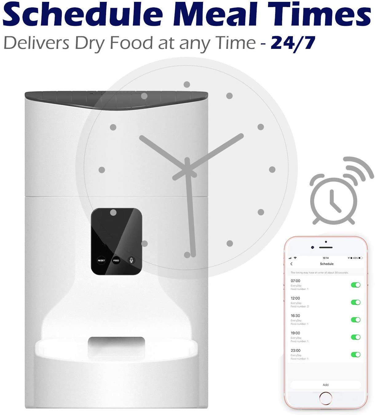 7L 9L Dog Cat Automatic Smart Pet Feeder 7L 9L Dog Cat Automatic Smart Pet Feeder