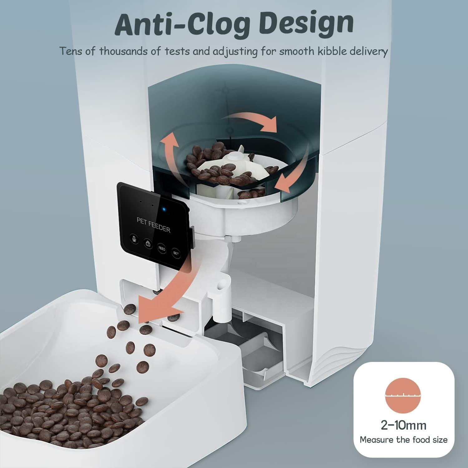 1080P Video Camera Anti-clogging Design 3L Automatic Pet Feeder 1080P Video Camera Anti-clogging Design 3L Automatic Pet Feeder